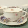 bougie tasse vintage